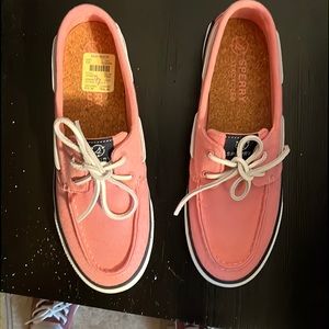 Sperry Seacycled pink shoes